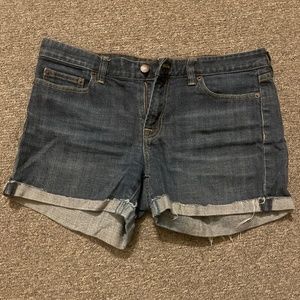 Women’s J.Crew low rise denim shorts size 10